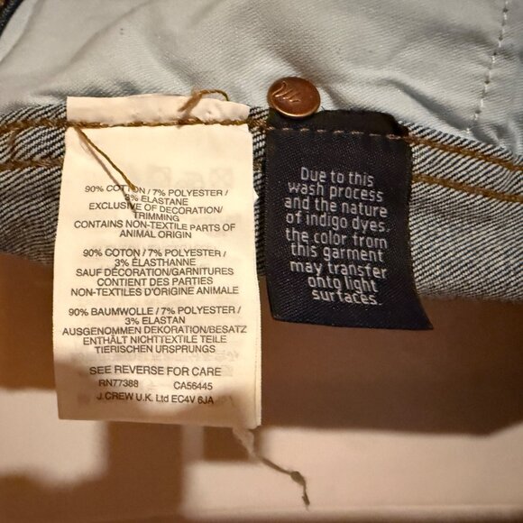 Madewell Womens 10" High-Rise Skinny Jeans Size 26 Dark Wash Distressed Denim Bu - Picture 6 of 15